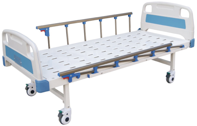 F24 Cama plana con superficie perforada de ABS (freno en las cuatro esquinas, barandillas de seis posiciones)