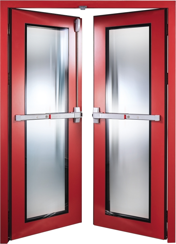 Clip-on Double-Leaf Safety Door