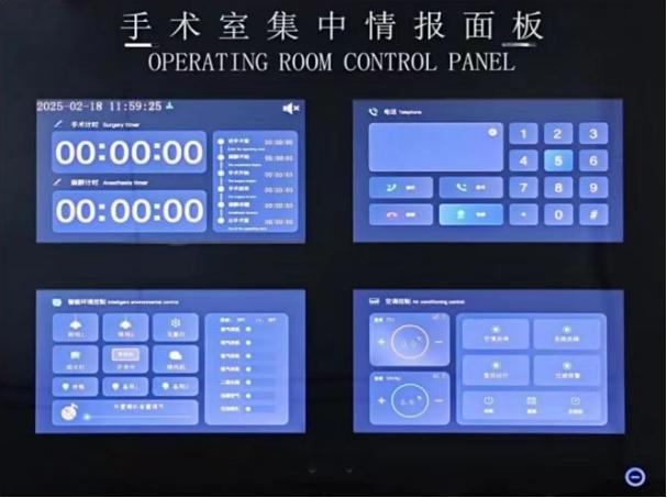Four-Panel Touch Information Panel